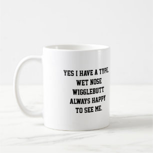 Mug Drôle Chien Papa Citer Photo