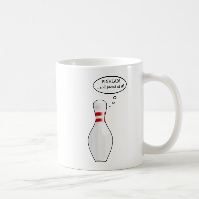 Mug Drôle Citation de Bowling Cartographie Équipe pers (Droite)