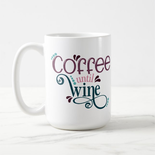 Mug Drôle Citation De Café Mug, Amoureux Du Vin De Caf (Gauche)