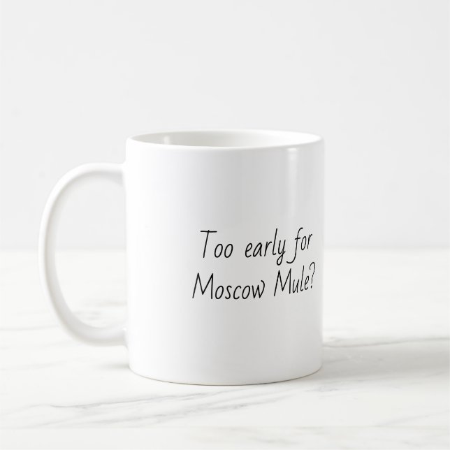 Mug Drôle Citation tendance Café-Mug Moscou Mule (Gauche)