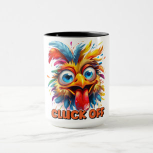 Mug Drôle Cluck Off Cote/ Poulet