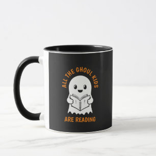 Mug Drôle Cool Ghost GHOUL Les enfants lisent