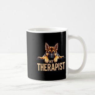 Mug Drôle de chiot Gsd Shep Mon Therast Berger Alleman
