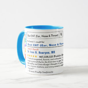 Mug Drôle de commande spéciale Meilleur ORL (Oreille,