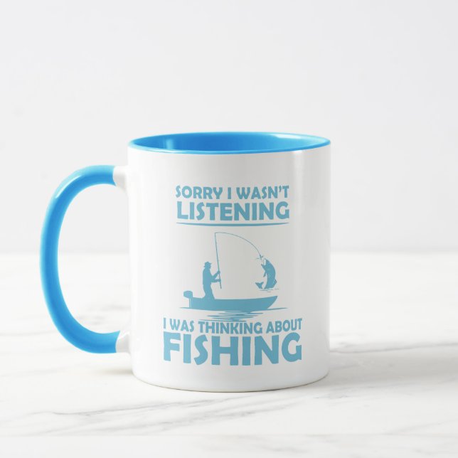 Mug Drôle de dire sur la pêche (Gauche)