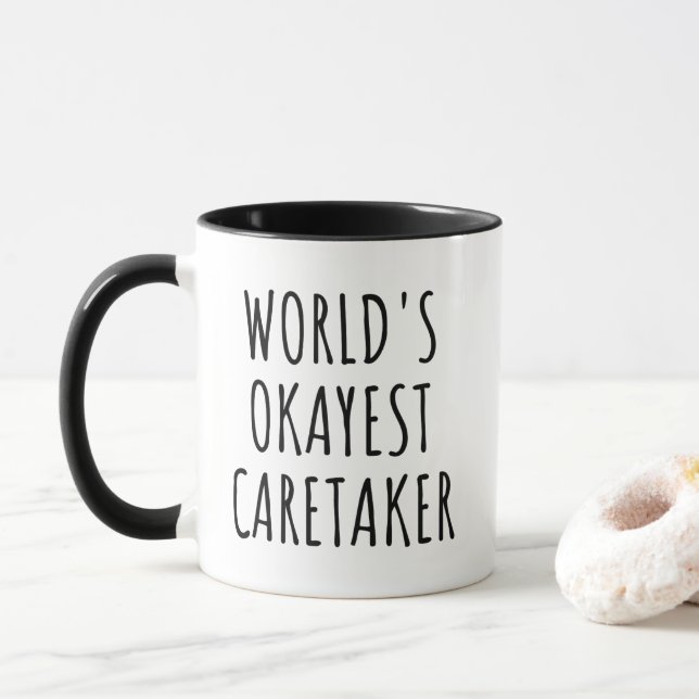 Mug Drôle de monde, le gardien correct (Avec donut)