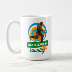 Mug Drôle de motivation de course de Bigfoot