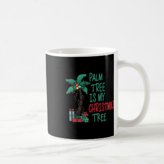 Mug Drôle de Noël en juillet Palmier Été Noël