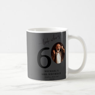Mug Drôle de regard qui a 60 ans 60e anniversaire styl