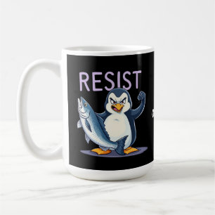 Mug Drôle de résister à la protestation des pingouins 