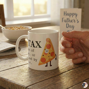 Mug Drôle Définition de "Taxe Papa" & Graphique de Piz
