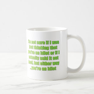 Mug Drôle Des Deux Côtés