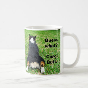 Mug Drôle Devinez Ce Corgi Butt