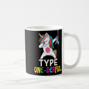 Mug Drôle Diabétique Unicorne Type Drôle 1 Diab