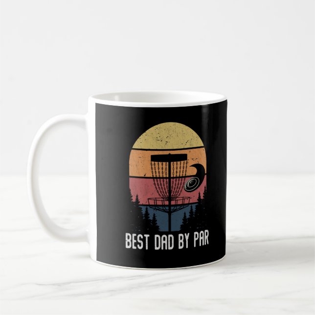 Mug Drôle Disque Golf Père Frisbee Papa (Gauche)