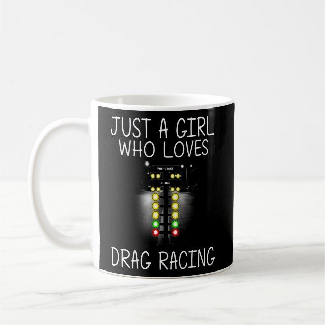 Mug Drôle Drag Racing Pour Filles Kid Drag Racer Drift (Gauche)