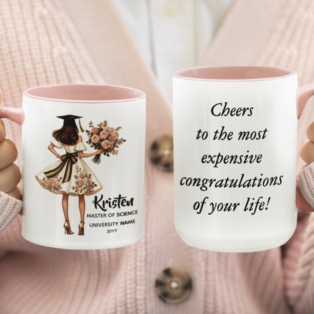 Mug Drôle Elegant cadeau personnalisé pour elle (Créateur téléchargé)