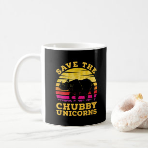 Mug Drôle Enregistrer le Chubby Unicorns Zoo Keeper