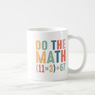 Mug Drôle équation mathématique scolaire 100 jours Fai