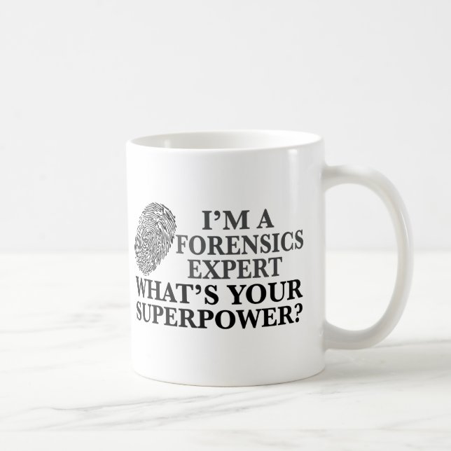 Mug Drôle expert en médecine légale (Droite)