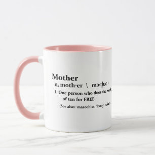 Mug Drôle Fête des Mères Cadeau-Idée Thé Café