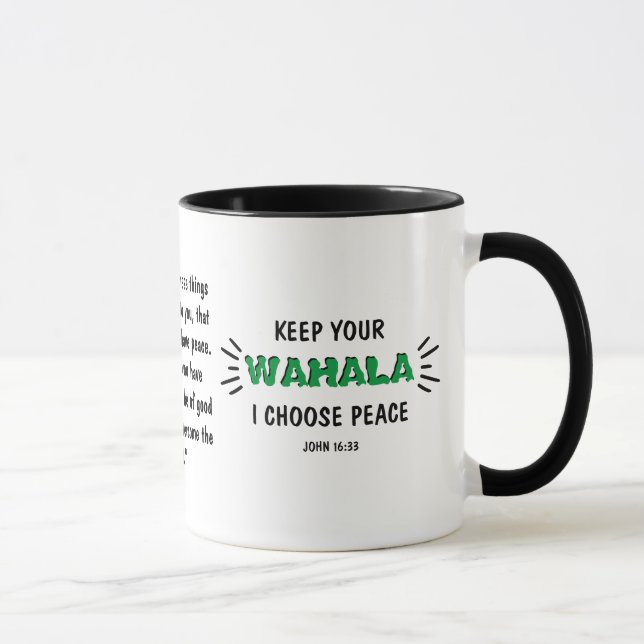 Mug Drôle GARDEZ VOTRE Citation WAHALA Nigériane (Droite)