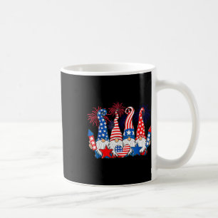 Mug Drôle Gnomes Patriotique American Flag Gnomes mign