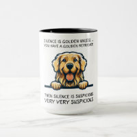 Drôle Golden Retriever Chien
