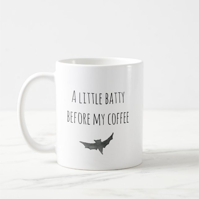Mug Drôle Halloween Batty (Gauche)