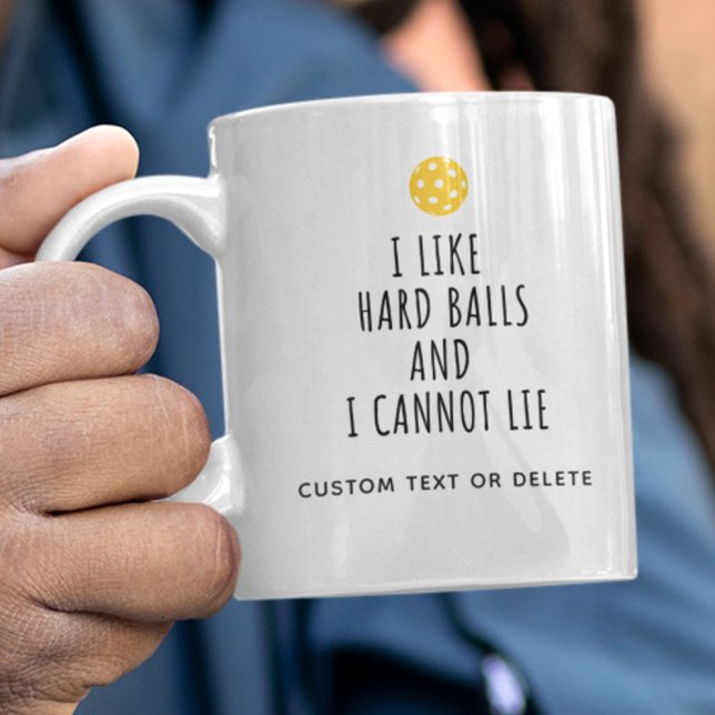 Mug Drôle Humour Pickleball, Comme Des Ballons Durs Pe (Créateur téléchargé)