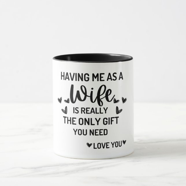 Mug Drôle Humour Valentine Cadeau Pour Femme | Pour el (Centre)