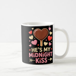 Mug Drôle Il est mon baiser de minuit Saint-Valentin c