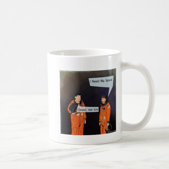 Mug Drôle, j'ai besoin de mon espace (Droite)