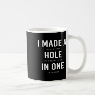 Mug Drôle, j'ai fait un trou en un Disc Golf et golfan