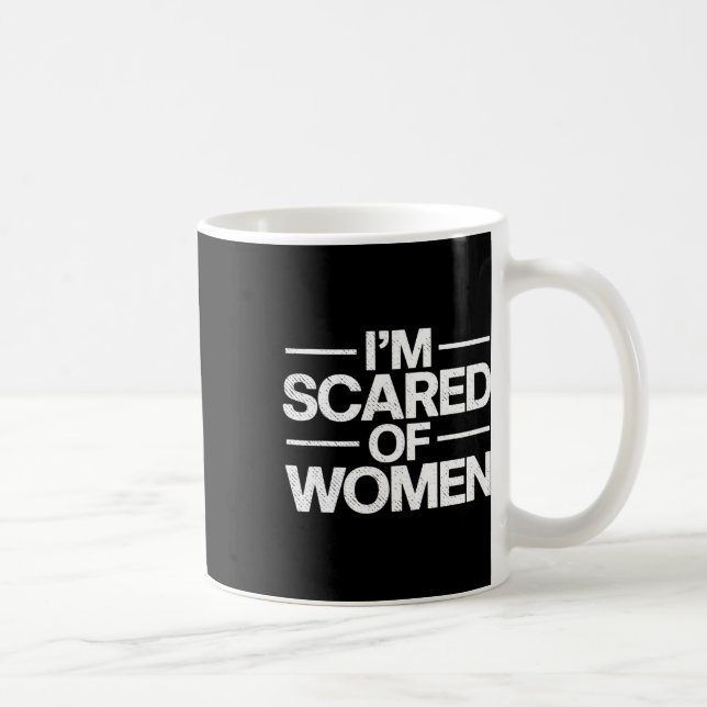 Mug Drôle, j'ai peur des femmes Sarcasme Humour Gym Wo (Droite)