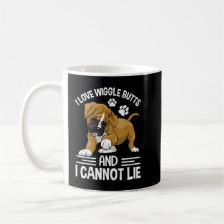 Mug Drôle J'Aime Boxer Wiggle Butt Vêtements Pour Chio