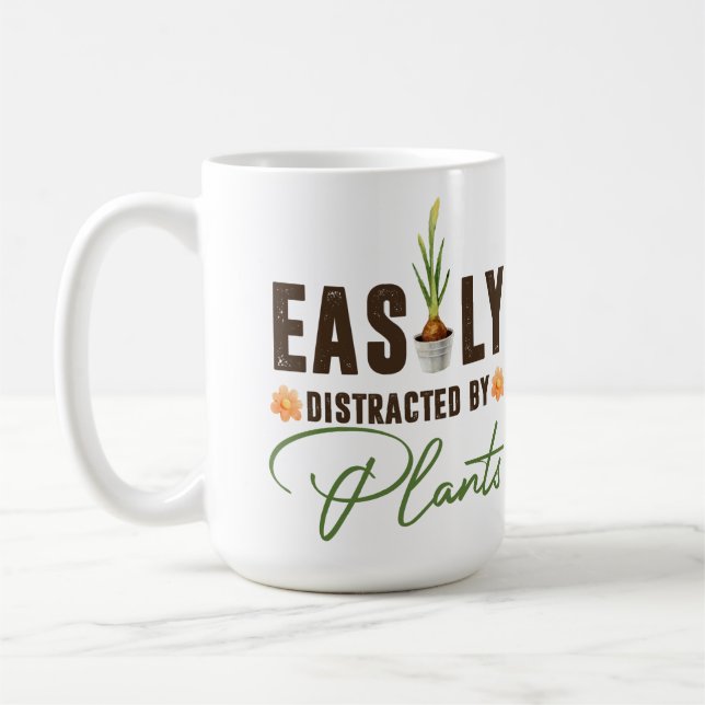 Mug Drôle jardinage plante ampoule cadeau pour jardine (Gauche)