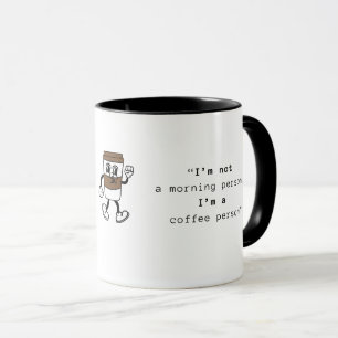 Mug Drôle - je ne suis pas du matin