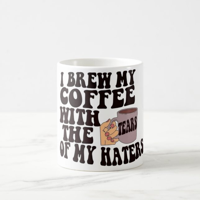 Mug Drôle Je Passe Mon Café Avec Des Tears De Chapeau (Centre)