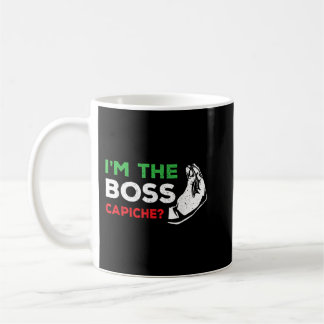 Mug Drôle Je suis le patron italien Nonna Nonno Capich