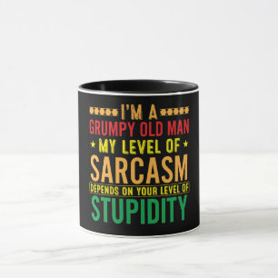 Mug Drôle, je suis un vieil homme grincheux