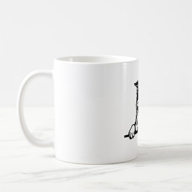 Mug Drôle joyeux Bulldog (Gauche)