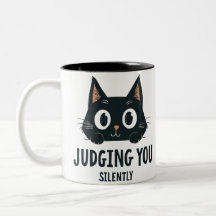 Mug drôle Jugement Chat Jugement Coupe Chat Coupes