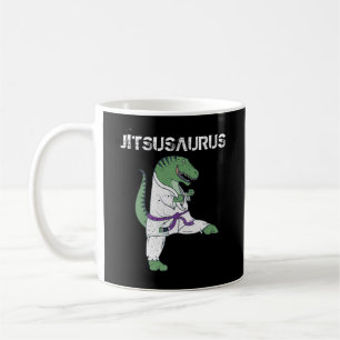 Mug Drôle Jujitsu, T-Rex Jiu Jitsu Cadeaux de ceinture