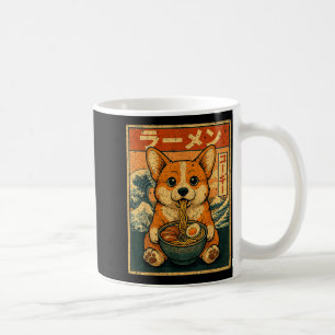 Mug Drôle Kawaii Ramen Corgi Nouilles Japonaises Corgi