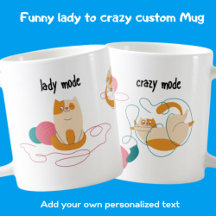 Drôle Lady Mode Fou Mode Chat Fille Puissance Knit