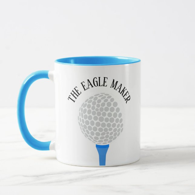 Mug Drôle L'Aigle Maker Golf Ball Tee (Gauche)