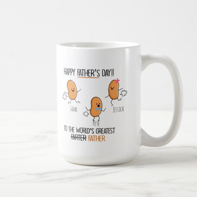 Mug  Drôle Le meilleur plus loin du monde jusqu'à 3 en (Droite)