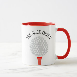Mug Drôle Le Slice Queen Golf Ball Tee