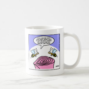 Mug Drôle Les Abeilles De Cartoon Sentent Comme Un Gar